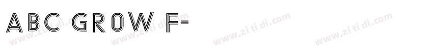 ABC Grow f字体转换